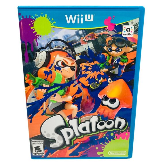 Nintendo Wii U Splatoon Video Game Complete With Case & Manual Excellent Cond. - Picture 1 of 3
